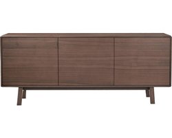 Goossens Dressoir Emilie, 3 Deuren - Hout Noten