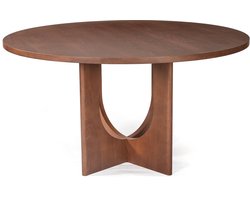 Goossens Ebbe Eettafel - Hout - 140 x 76 x 140 cm - Rond