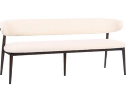 Goossens Eetkamerbank Diede - Zonder Armleuning - Stof - Beige