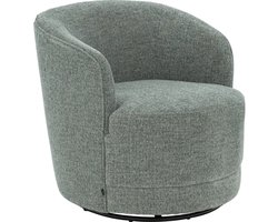 Goossens Fauteuil Milk - Stof - Groen