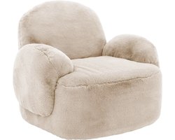 Goossens Fauteuil Nomi - Teddy Stof - Beige