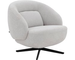 Goossens Fauteuil Saar - Stof - Beige