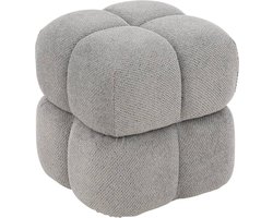Goossens Hocker Simone - - Stof - Grijs