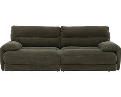 Goossens Hope 2,5 zits bank - Stof - Groen - 244 x 84 x 106 cm