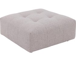 Goossens Kenz hocker - Stof - Grijs -