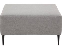 Goossens Key West hocker - Stof - Grijs - 81 x 46 x 81 cm