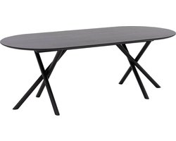 Goossens Kristian Eettafel - Hout - 220 x 76 x 100 cm - Rond