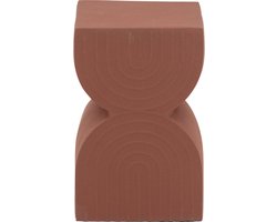 Goossens Mikkel Bijzettafel - Aluminium - 31 x 47 x 31 cm - Vierkant