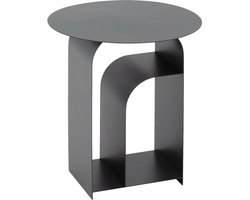 Goossens Minna Bijzettafel - Metaal - 38 x 45 x 38 cm - Rond - groen