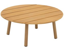 Goossens Salontafel Bari - Hout - blank - 80 x 33 x 80 cm