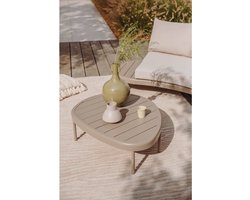 Goossens Salontafel Voor Buiten Pien - Aluminium - Bruin