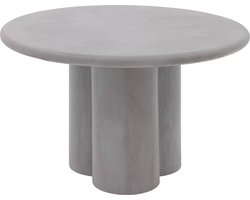 Goossens Stan Eettafel - Beton - 140 x 76 x 140 cm - Rond - grijs