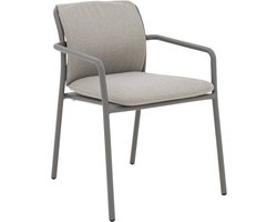 Goossens Stoel Bibione - Buitenstof - bruin - 59 x 76 x 65 cm