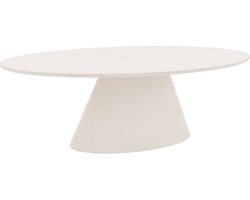 Goossens Stone Eettafel - Beton - 240 x 77 x 120 cm - Ovaal