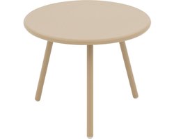 Goossens Tafel Brad - Metaal - bruin - 50 x 40 x 50 cm