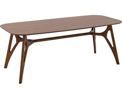 Goossens Trani Eettafel - Hout - 200 x 75 x 90 cm - Rechthoek - noten
