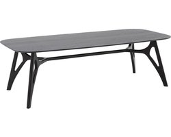 Goossens Trani Eettafel - Hout - 240 x 75 x 90 cm - Rechthoek - zwart