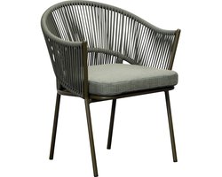 Goossens Tuinstoel Levanzo - - groen - 65 x 81 x 61 cm