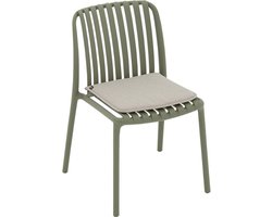 Goossens Tuinstoel Lygeke - Kunststof - groen - 54 x 80 x 57 cm