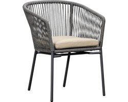 Goossens Tuinstoel Ravello - - bruin - 60 x 77 x 59 cm