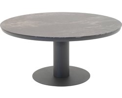 Goossens Tuintafel Cannes - Leefbeton - zwart - 160 x 75 x 160 cm