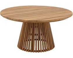 Goossens Tuintafel Idro - Hout - onbewerkt - 150 x 76 x 150 cm