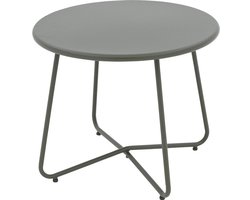 Goossens Tuintafel Must - Aluminium - groen - 60 x 50 x 60 cm