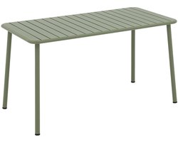 Goossens Tuintafel Verge - Metaal - groen - 140 x 75 x 70 cm