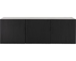 Goossens Tv Meubel Dodici, 3 Deuren - Hout Zwart