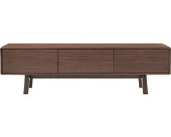 Goossens Tv Meubel Emilie, 3 Deuren - Hout Noten