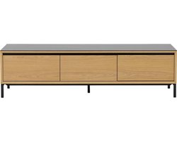 Goossens Tv Meubel Mundi, 1 Deur 2 Laden - Hout Wit