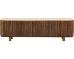 Goossens Tv Meubel Nova, 4 Deuren - Mortex Beige