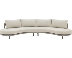 Goossens Zitmeubel Catch of the Day - Buitenstof - beige - 410 x 81 x 100 cm
