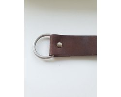 Gordijn embrasse leer 3 cm Bruin
