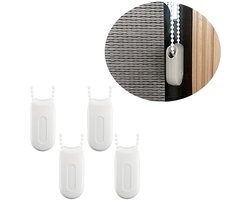 Gordijn loodjes - Geschikt Voor verticale jaloezieën - gordijnaccesoires - Trekkoordgrepen - Geschikt Geschikt Voor jaloezieën en gordijnen -Gordijn Accessoires - wit - Gordijn-raamdecoratie accessoires - gordijn accessoires - 4 stuks