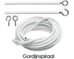 Gordijn spiraal draad / spanveer 4meter