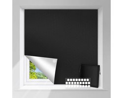 Gordijn - Verduisteringsdoek - Verduisteringsgordijnen - Draagbare Verduisteringsstof - Met 20 klittenband - Tijdelijke Verduisteringsgordijnen - 150 x 240 cm - cut om te passen voor elk venster Verduisterend