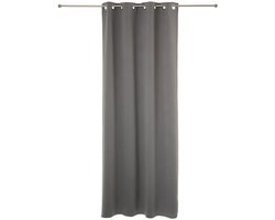 Gordijnen verduisterend 135 x 240 cm 2 stuks grijs