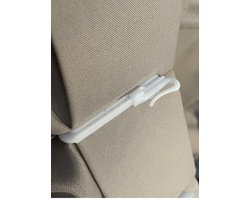 Gordijnhaakjes 30 stuks verstelbaar Inschuifhaken 7 cm verstelbaar wit