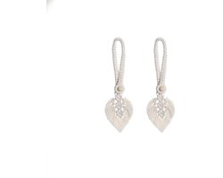 Gordijnhouder - 1 paar - Gordijn Embrasse Modern - Katoenen draad - Gordijn Embrasse - Gordijnbinder Touw - Gordijnkoord - 40cm Lang - Beige