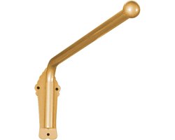 Gordijnroede - Draaiarm roede - Interieur verfraaien - Verstelbare zwenkarm - 120 cm - Goud