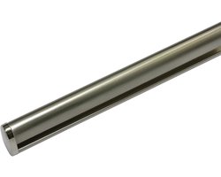 Gordijnroede Verlengstuk - Muurbeugel Vergroter - Gordijnroedes Ophangen - Vergroot Wandafstand - 18 cm - rvs-look
