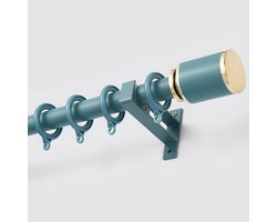 Gordijnroedes - Vensterstangen - Raambekleding - Verstelbaar aluminium - 70 tot 600 cm - Blauw