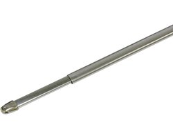 Gordijnroedes Vitrages - Vitragestangen - Raamdecoratie - Uitschuifbaar - 60-100 cm - Chroom