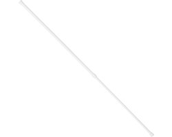 Gordijnroedes Zonder Boren - Telescopische Stang - Gordijnen Ophangen - Verstelbare Lengte - 55-90 cm - Wit