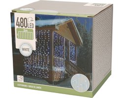 Gordijnverlichting - 480Led - 225X300Cm - Wit
