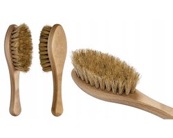 Gorgol Baby Haarborstel - Natuurlijk Varkenshaar voor Kinderen