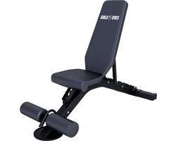 Gorilla Sports Professionele Halterbank - Fitnessbank - Verstelbaar - Max. 400 kg