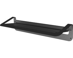 Gorillz Linea - Industriële Schoenenrek - Schoenenkast - 3 Paar Schoenen - 80 cm - Staal Zwart