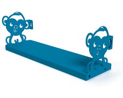 Gorillz Monkey - Kinderkamer - Accessoires - Boekenplank - Blauw